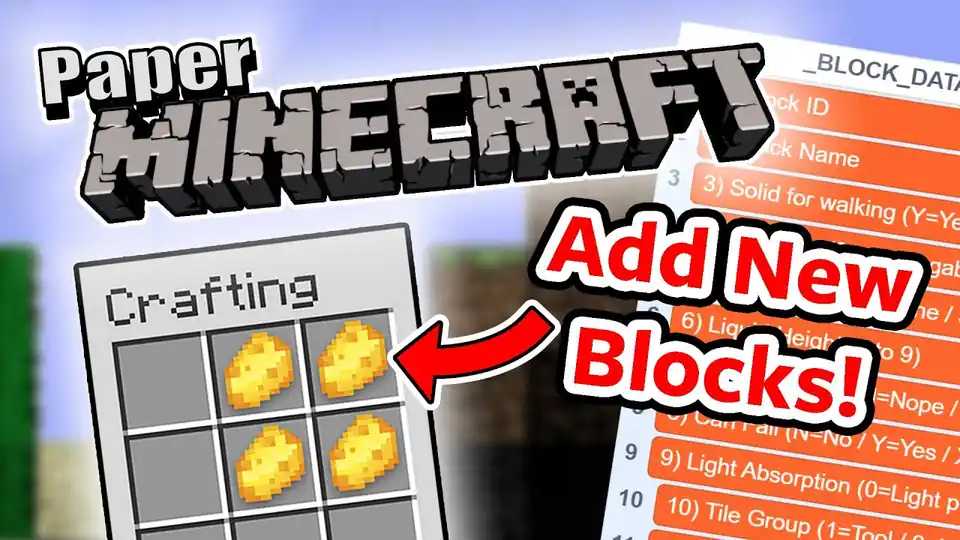 Paper Minecraft