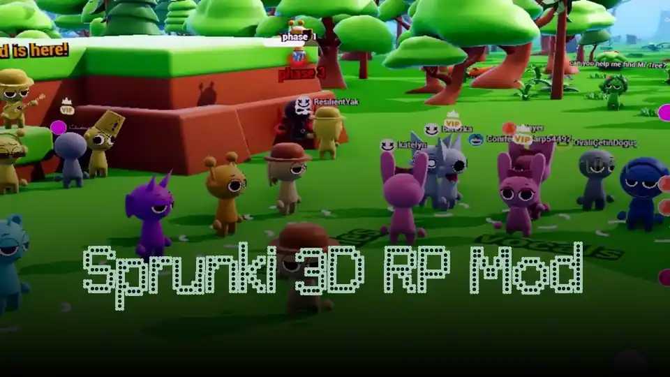 Sprunki 3D RP Mod