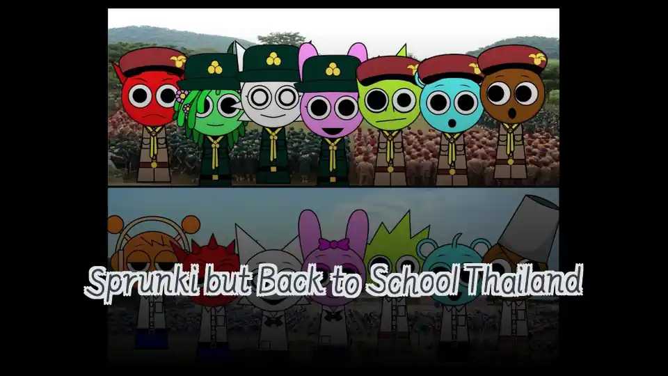 Sprunki but Back to School Thailand