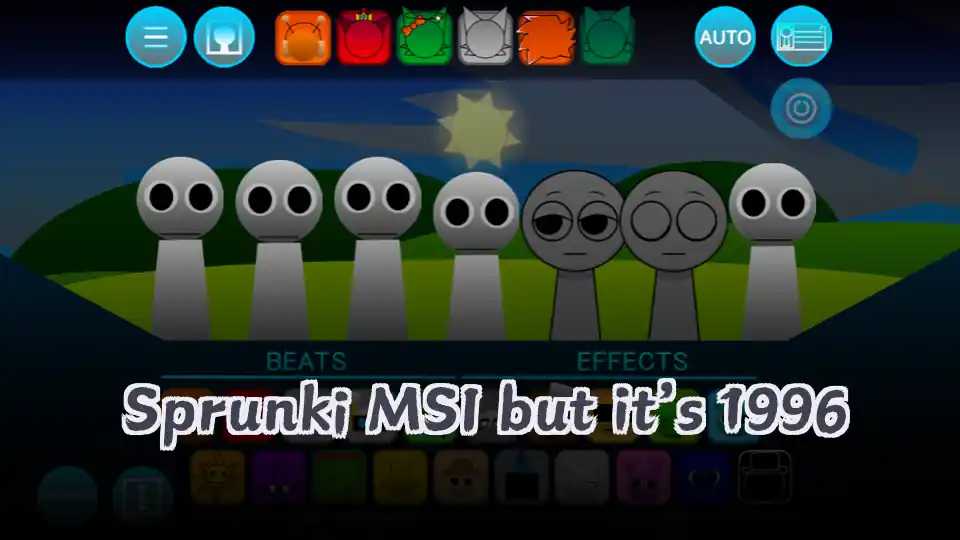 Sprunki MSI but it’s 1996