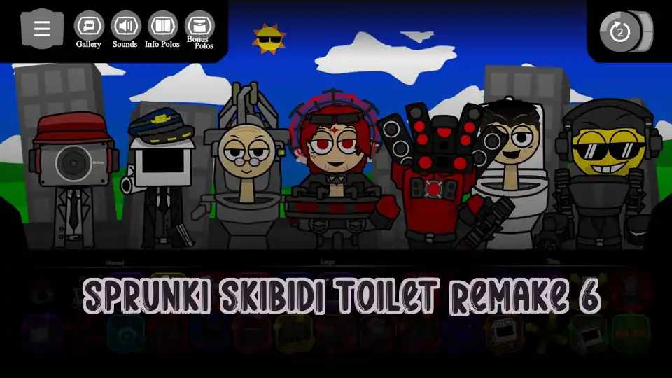 Sprunki Skibidi Toilet Remake 6