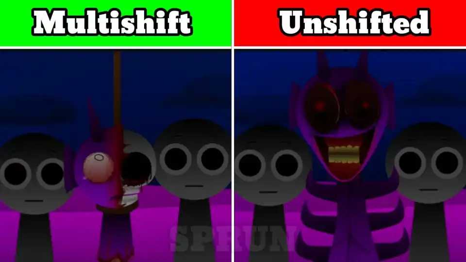 Sprunki Multishift Unshifted