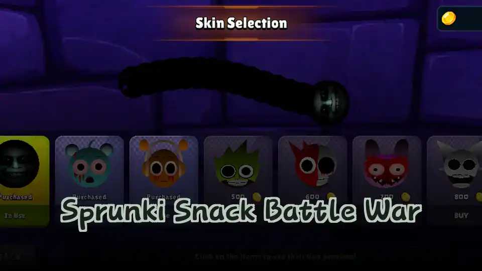Sprunki Snack Battle War