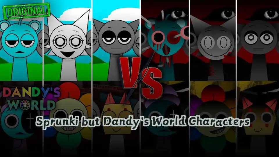 Sprunki but Dandy's World Characters